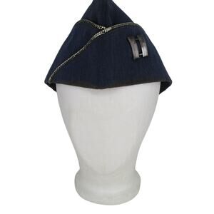 Vintage Garrison Cap by Top Rank Louisville Cap Corp Military Cap